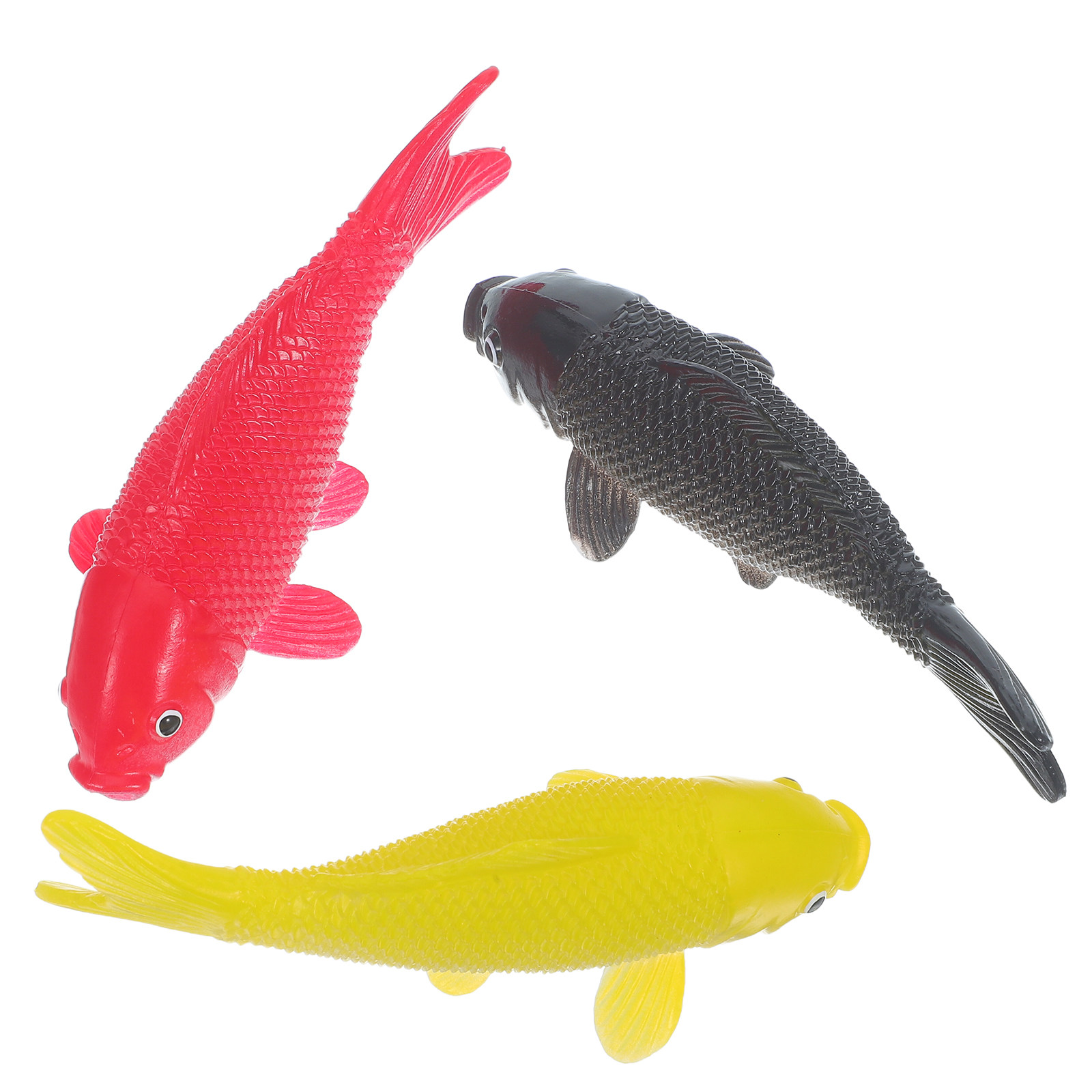 Fish Aquarium Home - 3 szt. Realistyczne plastikowe figurki ryb,