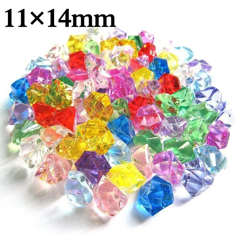 Fish Tank Gravel - 200 sztuk akrylowy klejnot kamień kolorowe