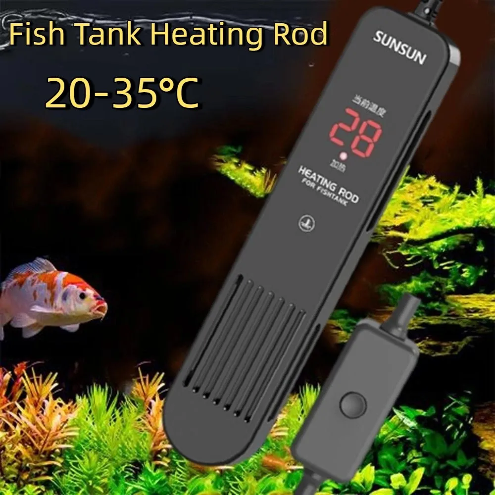 Fish Tank Heater - Wyświetlacz LCD 20-35 ° Cyfrowy grzałka