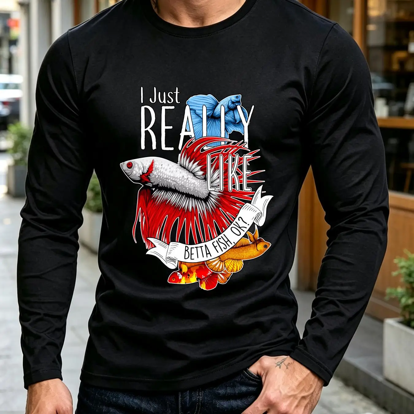 Koszulka z nadrukiem ryby Bett – Aquarium Fish Keeping recenzja i cena