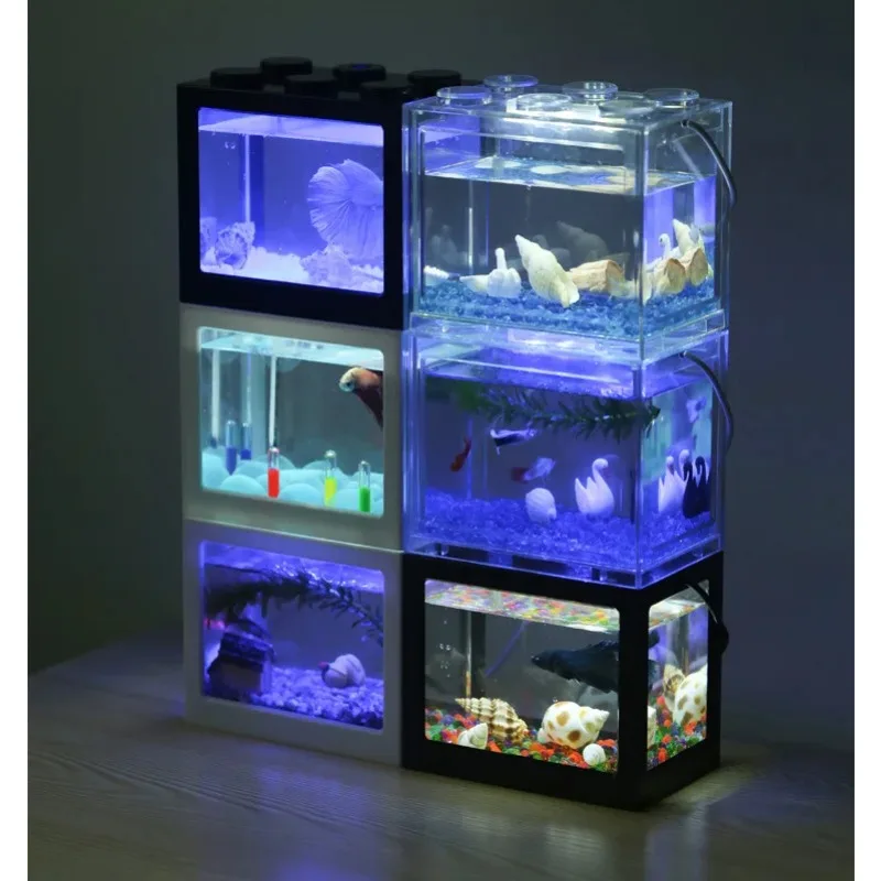 1L USB LED Desktop Mini Aquari – Aquarium Fish Betta recenzja i cena
